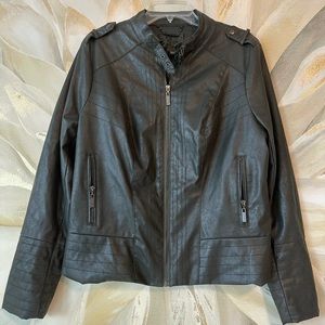 Faux Leather Jacket